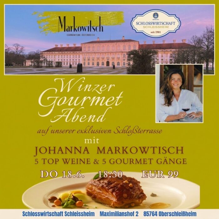 Winzer Gourmet Abend – Johanna Markowitsch am 18.06.