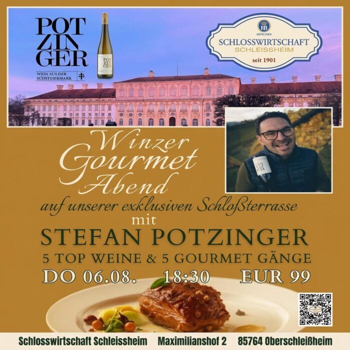 Winzer Gourmet Abend – Stefan Potzinger am 06.08.