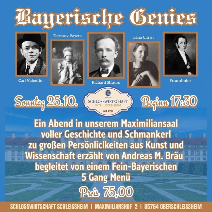 Bayerische Genies – am 25.10