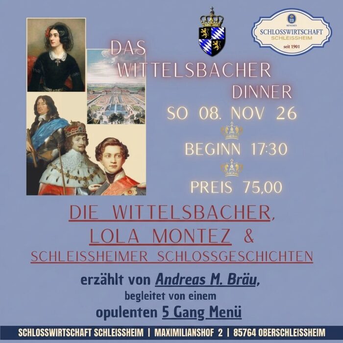 Wittelsbacher Dinner – am 08.11.
